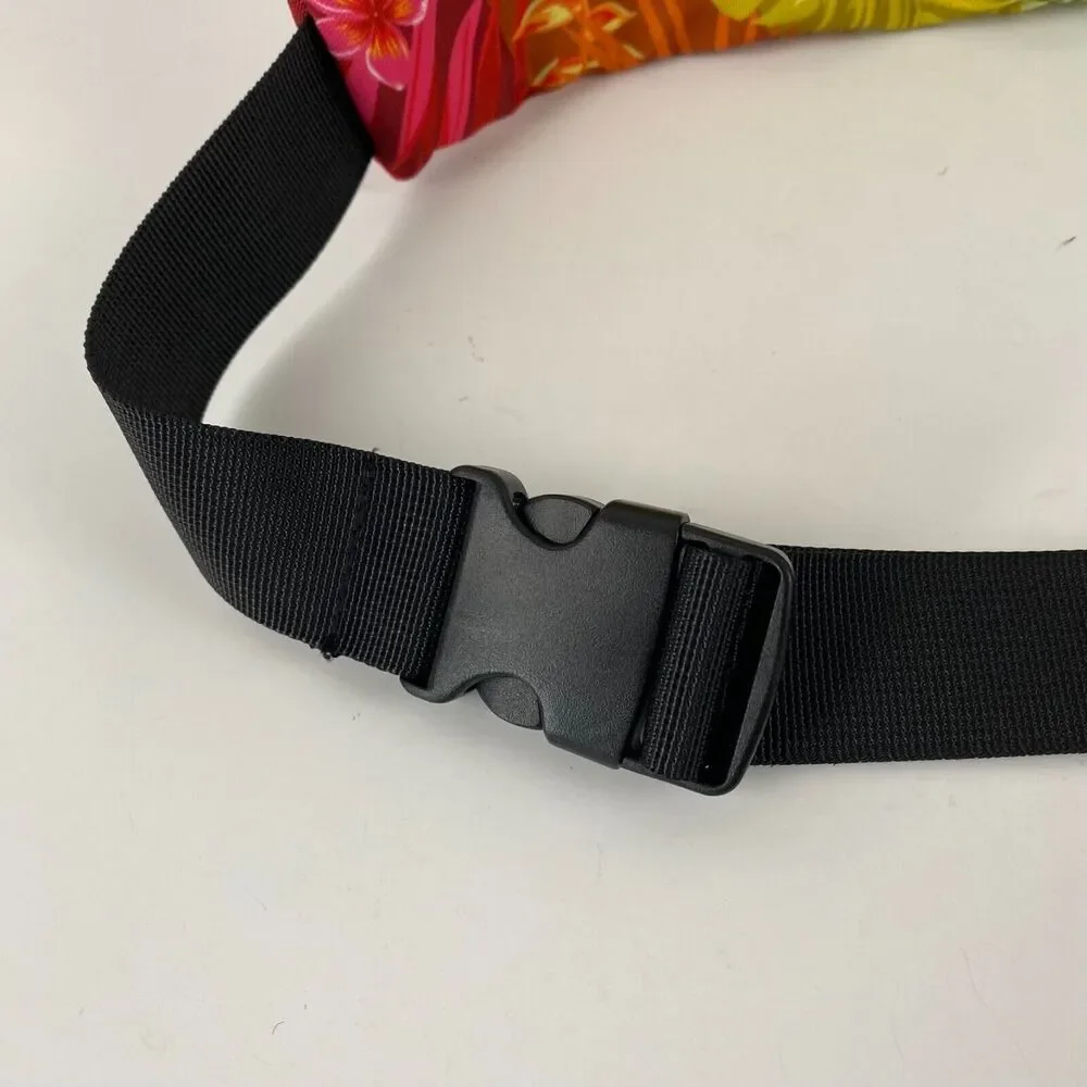 Bacardi Rum Fanny Pack Unisex One Size Rainbow Tropical Pride Waist Bag Adjustab